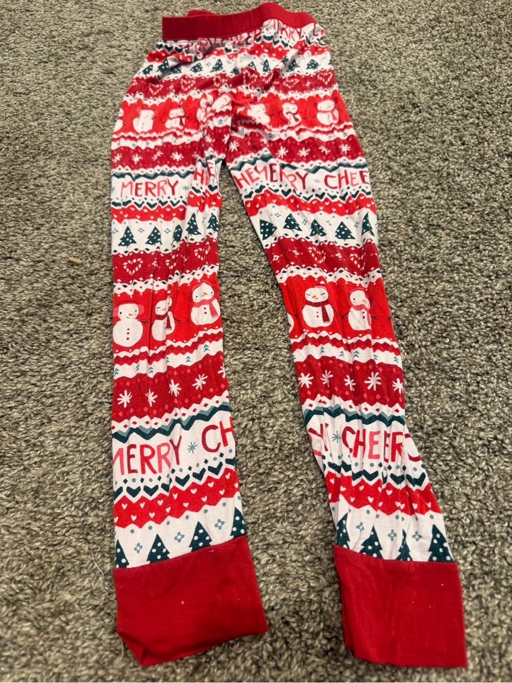 Little Sleepies 7/8 Christmas Bamboo Fair Isle Pajama pants